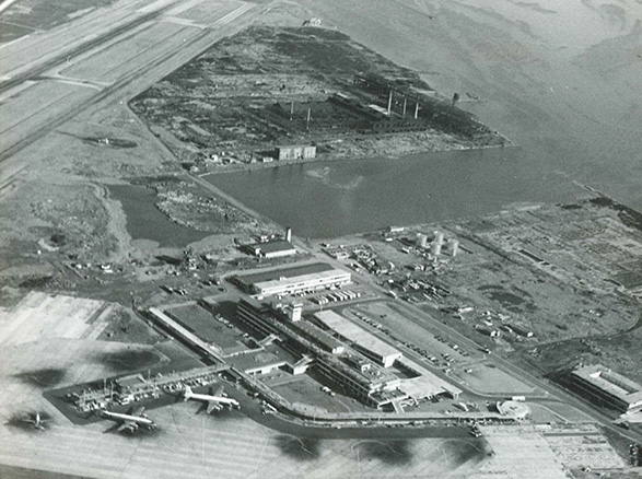 画像：羽田空港全景　(1952年頃）